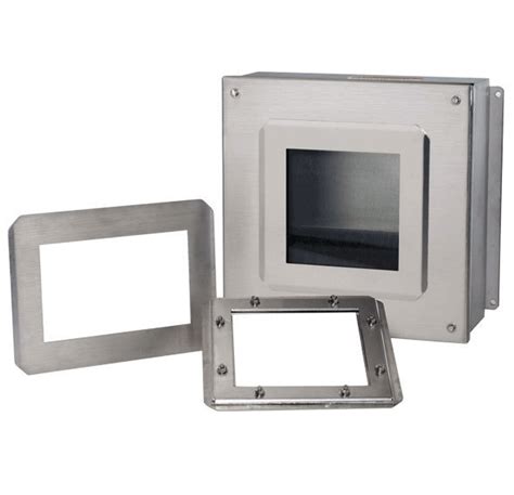 small stainless steel enclosures|stainless steel enclosure with window.